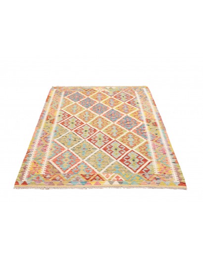 Tappeto Kilim Afghanistan marrone 125x179