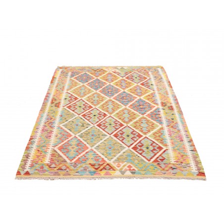 Tappeto Kilim Afghanistan marrone 125x179