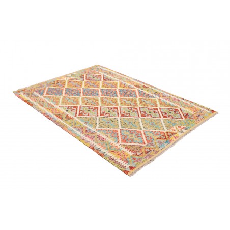 Tappeto Kilim Afghanistan marrone 125x179