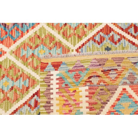 Tappeto Kilim Afghanistan marrone 125x179