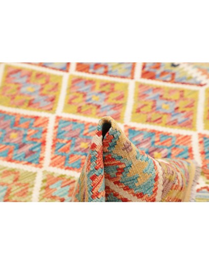 Tappeto Kilim Afghanistan marrone 125x179