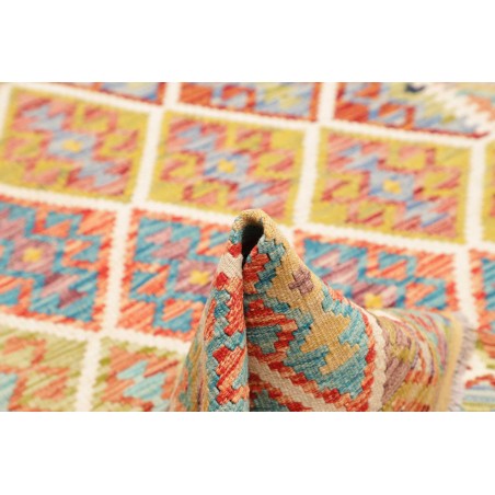 Tappeto Kilim Afghanistan marrone 125x179