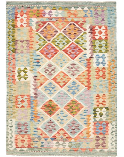 Tappeto Kilim Afghanistan beige 131x175