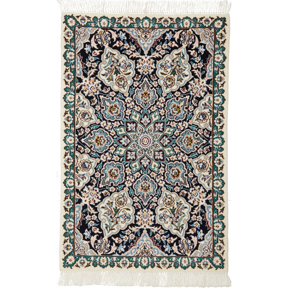 Tappeto Nain 9La Persia grigio blu 58x90 Tappeto Nain 9La Persia grigio blu 58x90