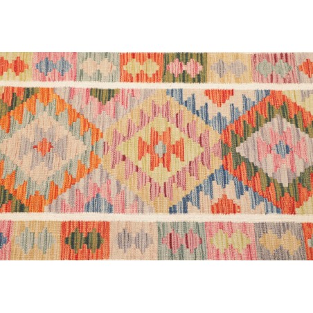 Tappeto Kilim Afghanistan beige giallo 120x165