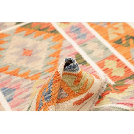 Tappeto Kilim Afghanistan beige giallo 120x165