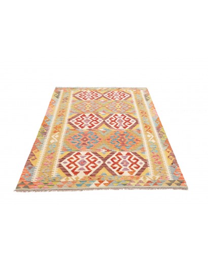 Tappeto Kilim Afghanistan marrone 125x186