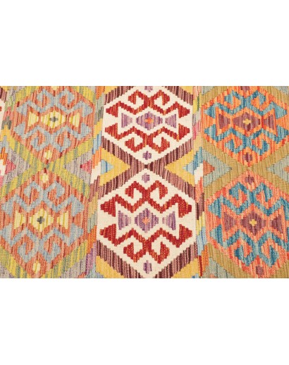 Tappeto Kilim Afghanistan marrone 125x186