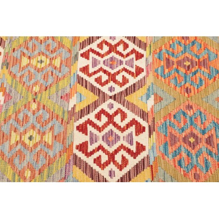 Tappeto Kilim Afghanistan marrone 125x186