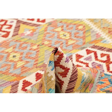 Tappeto Kilim Afghanistan marrone 125x186