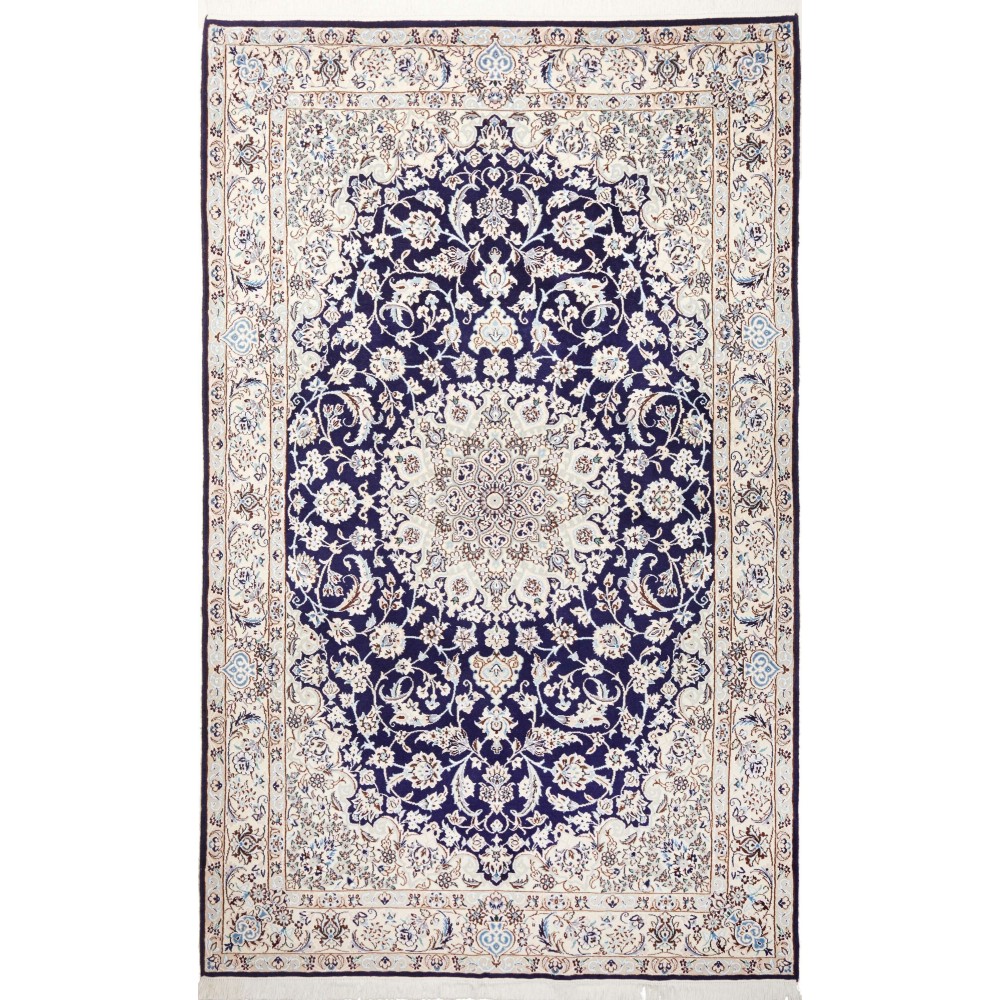 Tappeto Nain 9La Persia grigio 143x235 Tappeto Nain 9La Persia grigio 143x235