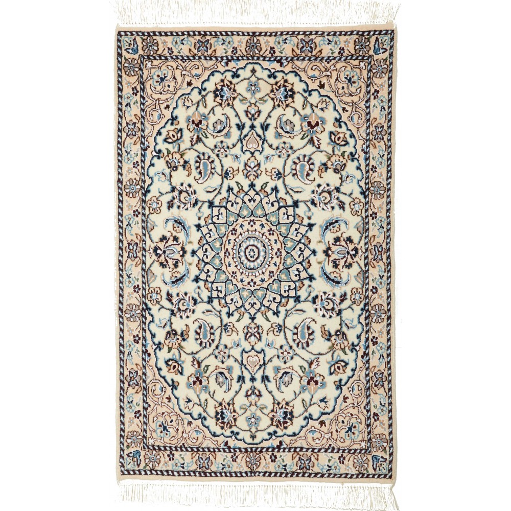 Tappeto Nain 9La Persia beige grigio 60x96 Tappeto Nain 9La Persia beige grigio 60x96