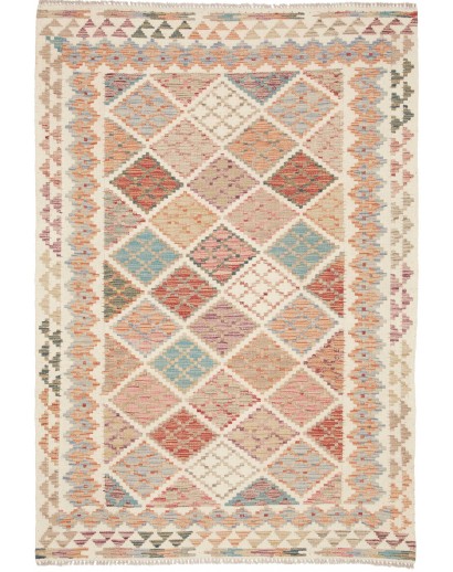 Tappeto Kilim Afghanistan marrone 121x182