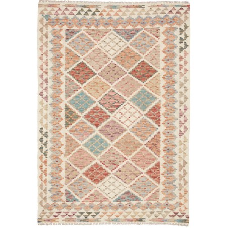 Tappeto Kilim Afghanistan marrone 121x182
