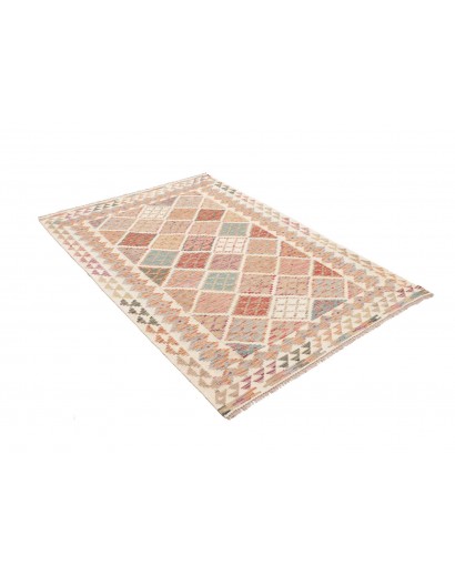Tappeto Kilim Afghanistan marrone 121x182
