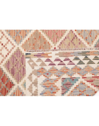 Tappeto Kilim Afghanistan marrone 121x182