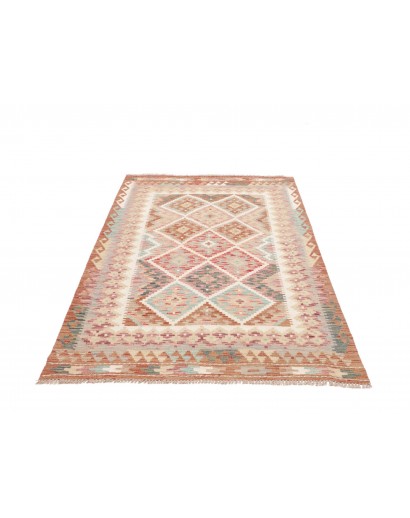 Tappeto Kilim Afghanistan marrone 124x183