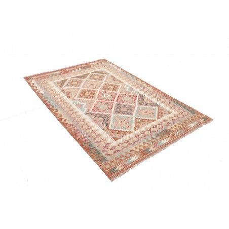 Tappeto Kilim Afghanistan marrone 124x183