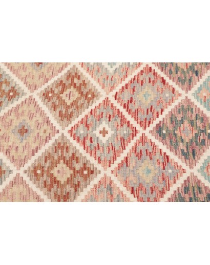 Tappeto Kilim Afghanistan marrone 124x183