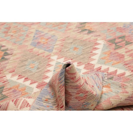 Tappeto Kilim Afghanistan marrone bianco 117x197