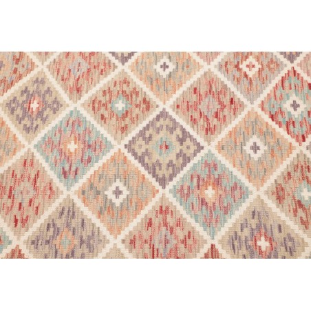 Tappeto Kilim Afghanistan marrone bianco 122x172