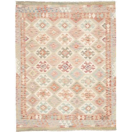 Tappeto Kilim Afghanistan giallo beige 155x198