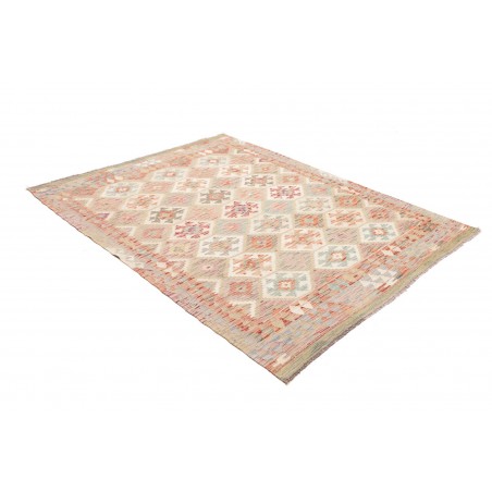 Tappeto Kilim Afghanistan giallo beige 155x198