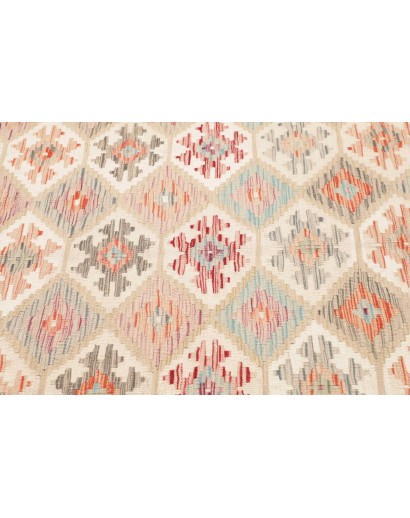 Tappeto Kilim Afghanistan giallo beige 155x198