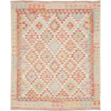 Tappeto Kilim Afghanistan beige marrone 152x187