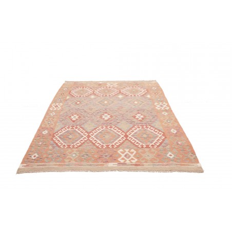 Tappeto Kilim Afghanistan marrone 155x201