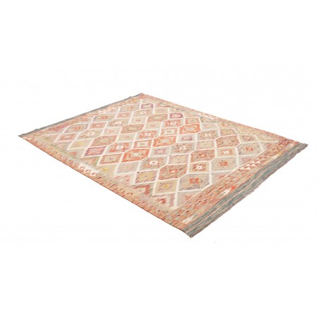 Tappeto Kilim Afghanistan giallo marrone 149x188