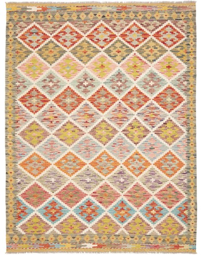 Tappeto Kilim Afghanistan marrone 152x201