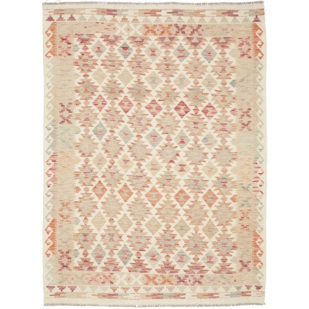 Tappeto Kilim Afghanistan giallo marrone 150x199