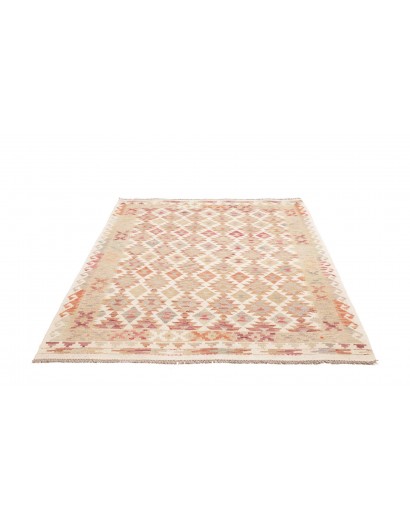 Tappeto Kilim Afghanistan giallo marrone 150x199