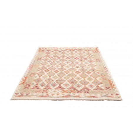 Tappeto Kilim Afghanistan giallo marrone 150x199