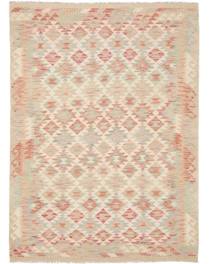 Tappeto Kilim Afghanistan beige marrone 151x209