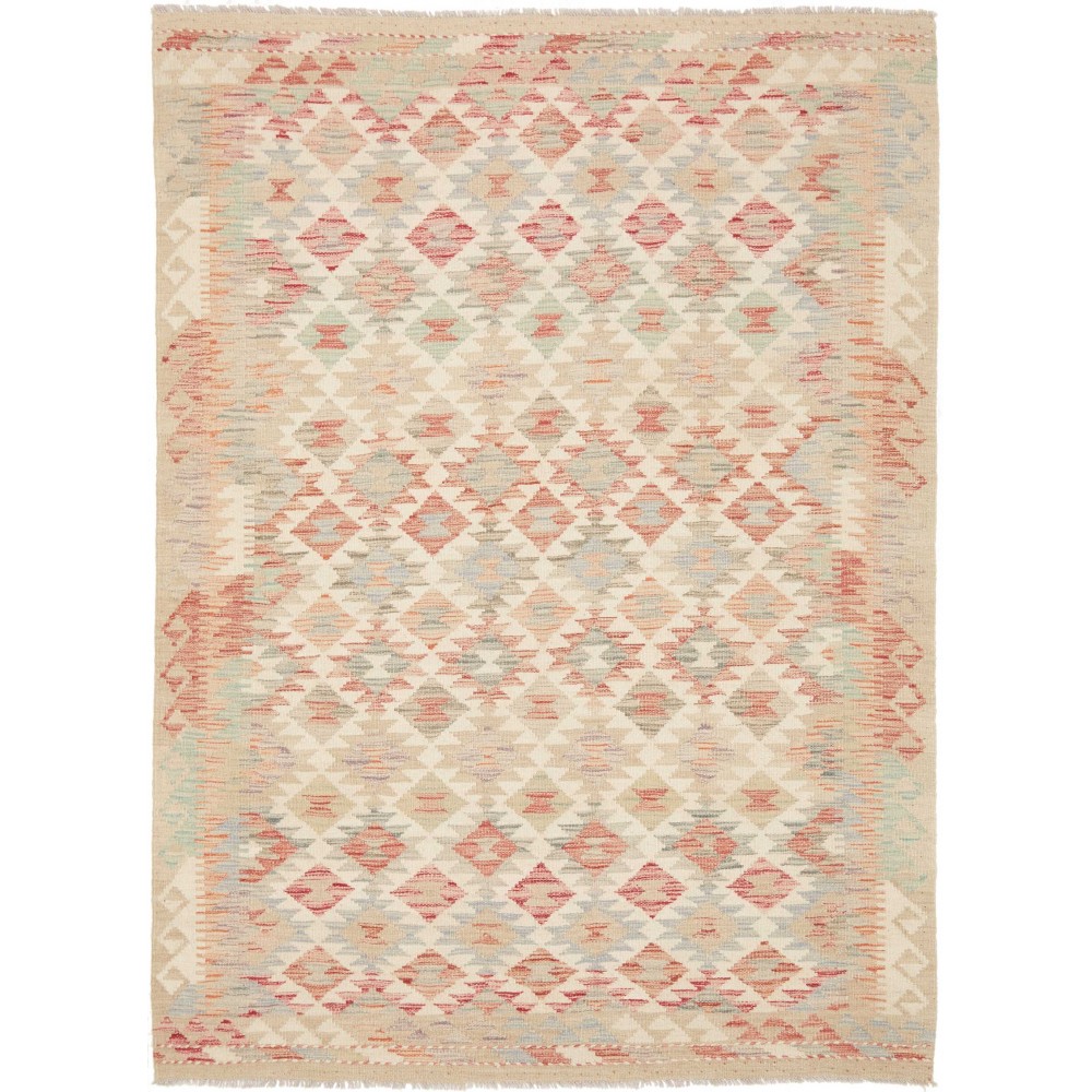 Tappeto Kilim Afghanistan beige marrone 151x209