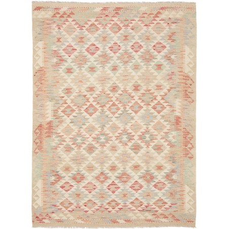 Tappeto Kilim Afghanistan beige marrone 151x209
