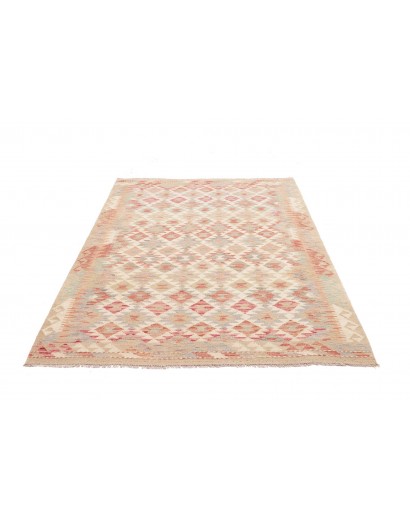 Tappeto Kilim Afghanistan beige marrone 151x209