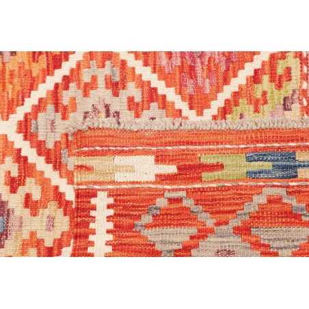 Tappeto Kilim Afghanistan arancione beige 160x195