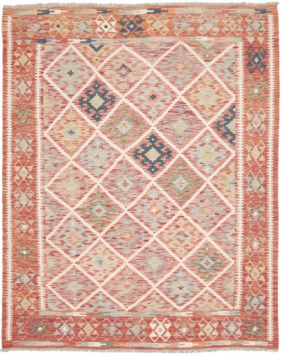 Tappeto Kilim Afghanistan marrone 160x197