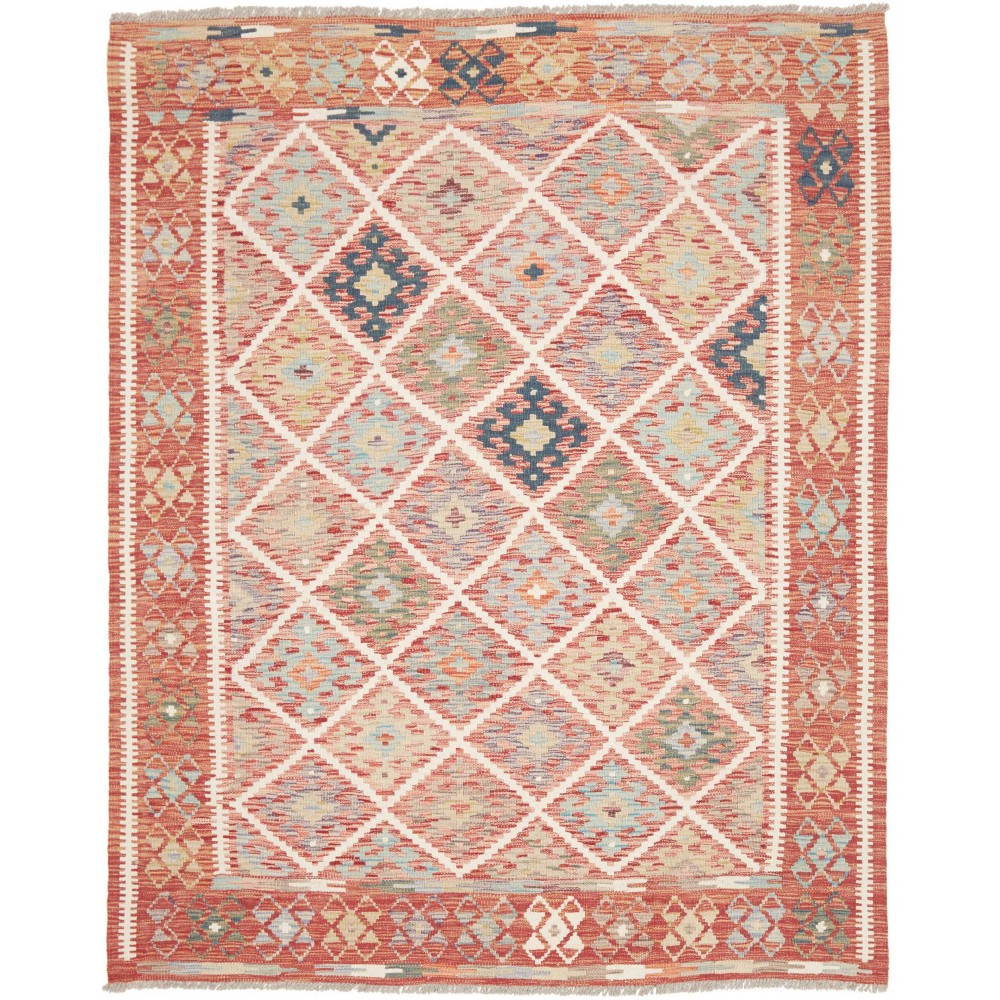 Tappeto Kilim Afghanistan marrone 160x197