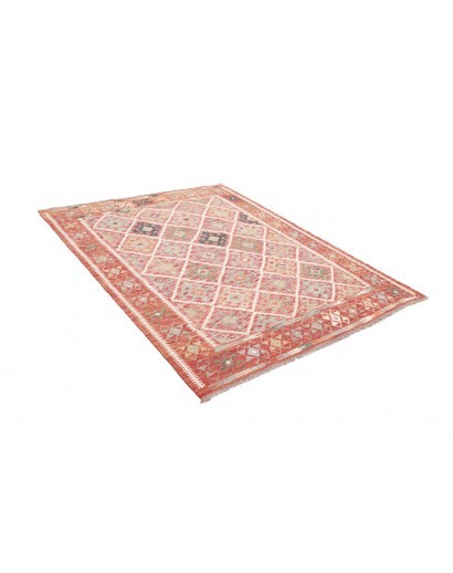 Tappeto Kilim Afghanistan marrone 160x197