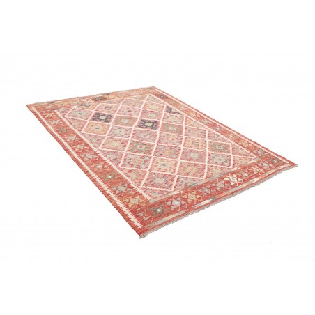 Tappeto Kilim Afghanistan marrone 160x197