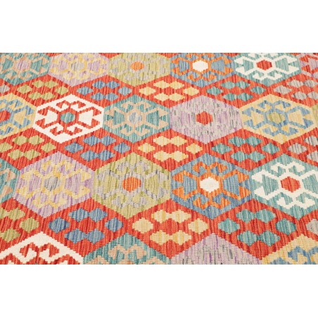 Tappeto Kilim Afghanistan marrone grigio 174x234