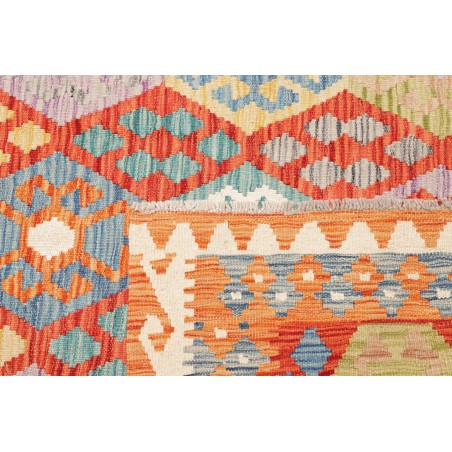 Tappeto Kilim Afghanistan marrone grigio 174x234