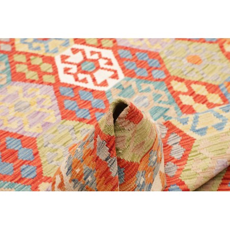 Tappeto Kilim Afghanistan marrone grigio 174x234