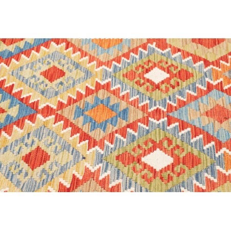 Tappeto Kilim Afghanistan beige verde 173x235