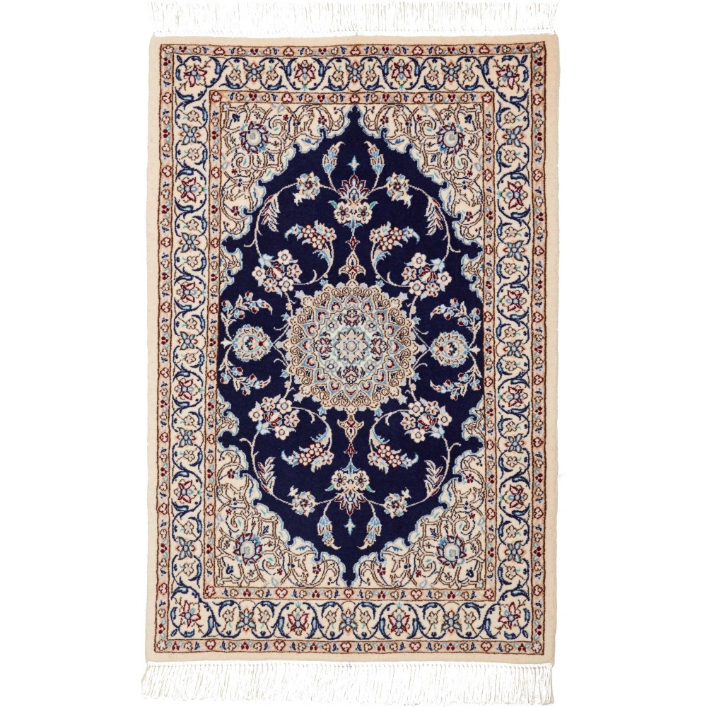 Tappeto Nain 6La Persia beige verde 62x96 Tappeto Nain 6La Persia beige verde 62x96