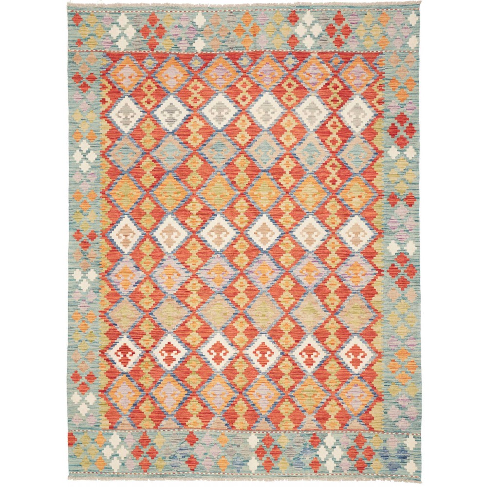 Tappeto Kilim Afghanistan marrone beige 172x231